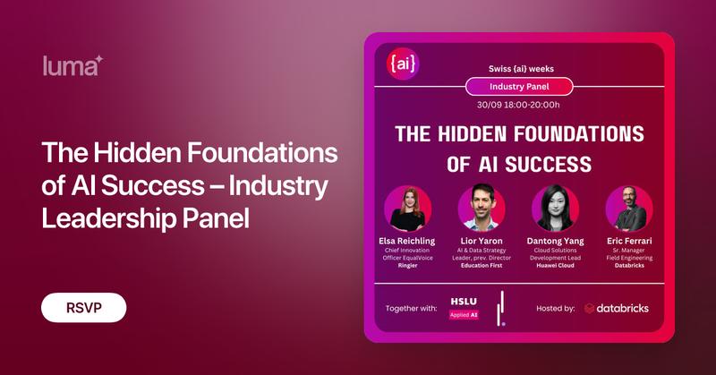The Hidden Foundations of AI Success – Industry Leadership Panel