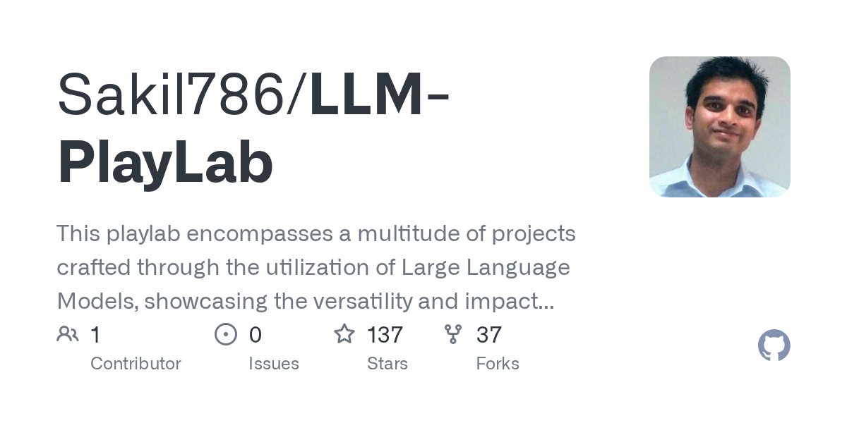 GitHub Repo with 50+ LLM Projects