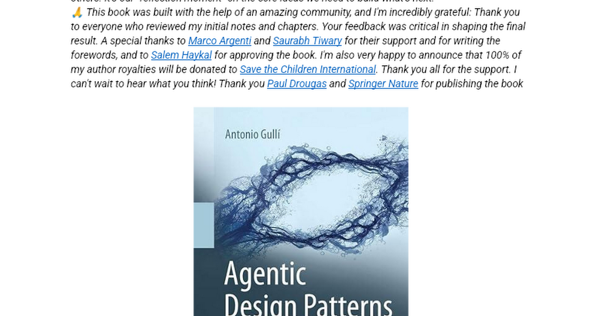 Free AI Agentic Design Patterns Book