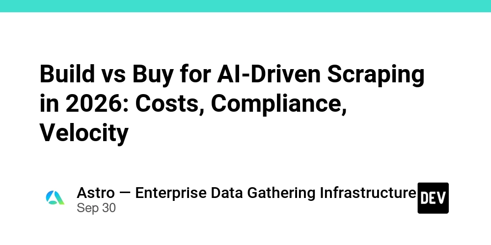 Build vs Buy for AI Scraping