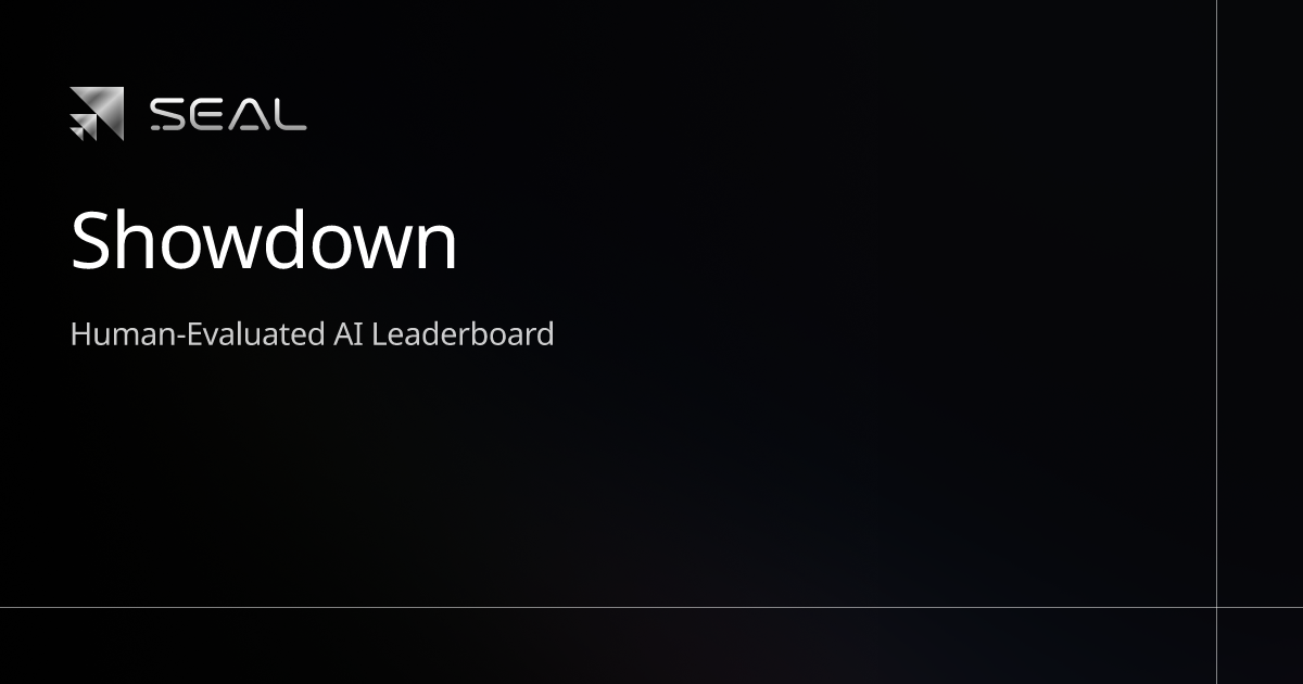 Scale AI Seal Showdown