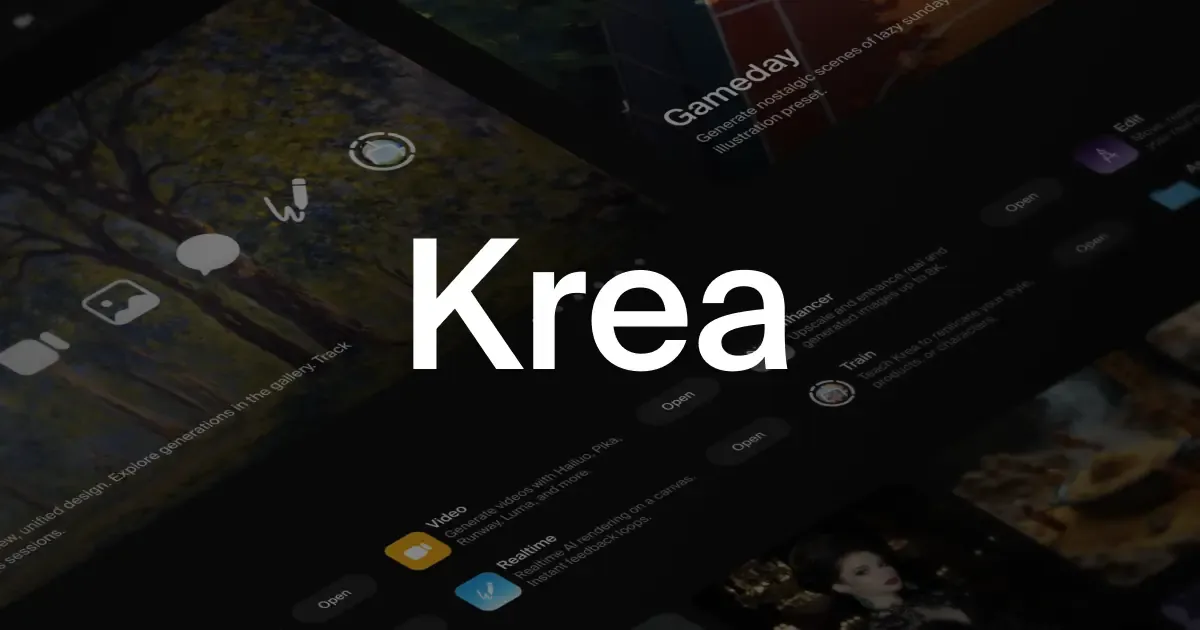 Krea AI Real-Time Video Diffusion
